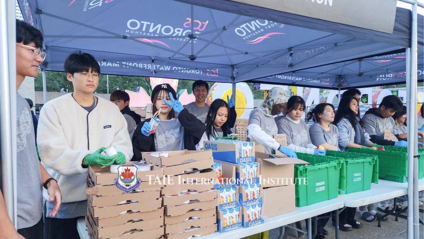 2024 Toronto Waterfront Marathon: TAIE Students Embrace Community and Teamwork